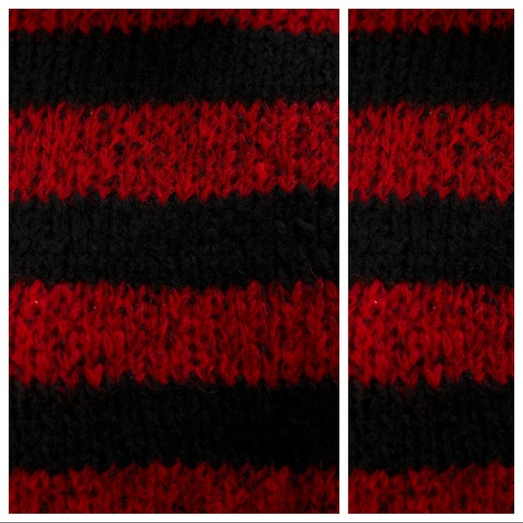NWOT. Zara Black and Red Knit Sweater. Size S. - Picture 7 of 10